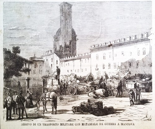 Mantova arrivo di un - arrivo,
