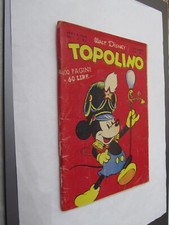 TOPOLINO N. 1 - ORIGINALE ANNO 1949  CON BOLLINO E PAG. CENTRALE  - RARO (TT)