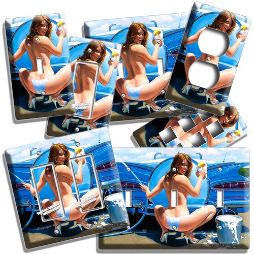 Sexy pinup autolavaggio - sexy,