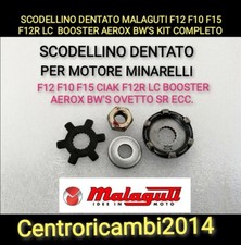 SCODELLINO DENTATO MALAGUTI F12 F10 F15 F12R LC  BOOSTER AEROX BW'S KIT COMPLETO