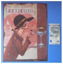 Targa vintage "Cioccolato"