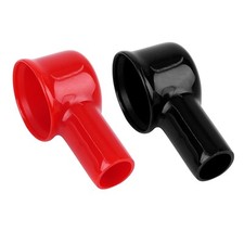 2pcs 51mm Long Noir Rouge