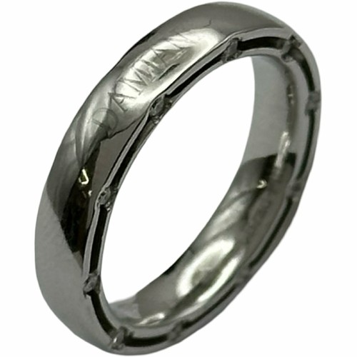 Anello laterale damiani oro - laterale,