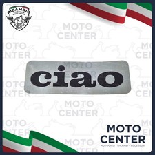 TARGHETTA ADESIVA CIAO COLORE