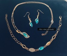 Parure collana, orecchini e
