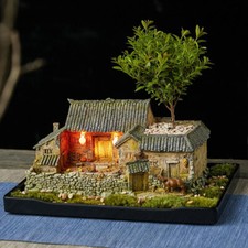 Fioriera in resina con luce