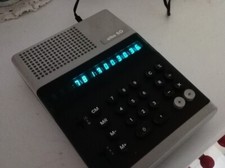elka 50 calcolatrice da tavolo + cavo FUNZIONANTE calculator vintage collezione!