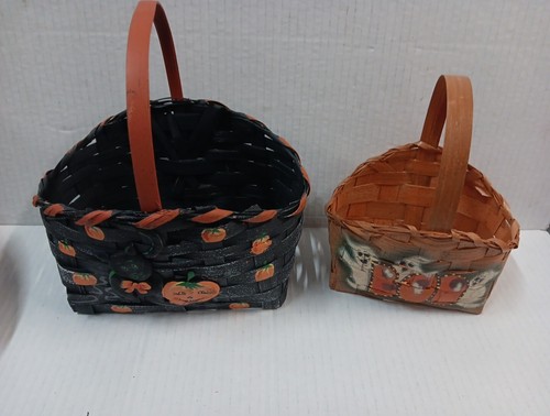 Halloween cesti vimini nero - halloween,