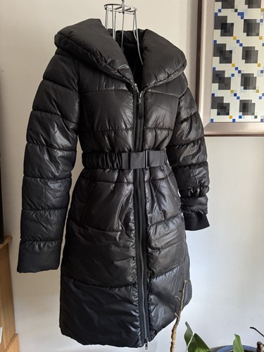 Piumino lungo nero - piumino,