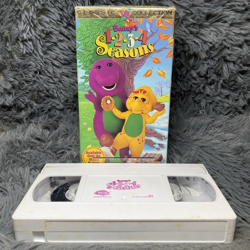 Barney 4 seasons vhs - barney's, 1-2-3-4