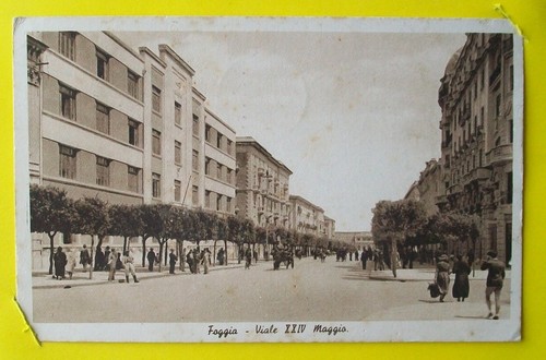 Foggia viale xxiv - foggia:, 1937