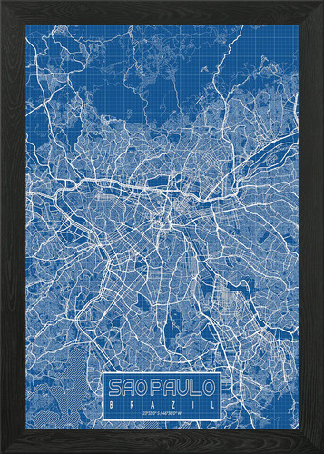 Quadro stampa tela poster - su,