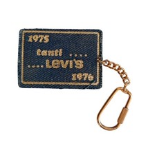 *HH* Portachiavi Levis Levi's Levi Strauss 1976 Portachiave Targhetta Vintage 