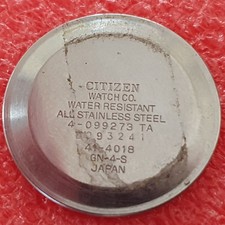 fondello Citizen GN-4-S 41-4018 4-099273 TA Ø 31,6 X 30,2mm Back stainless steel