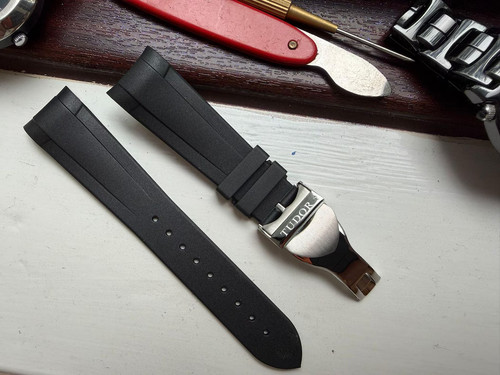 Tudor oyster strap black - tudor,