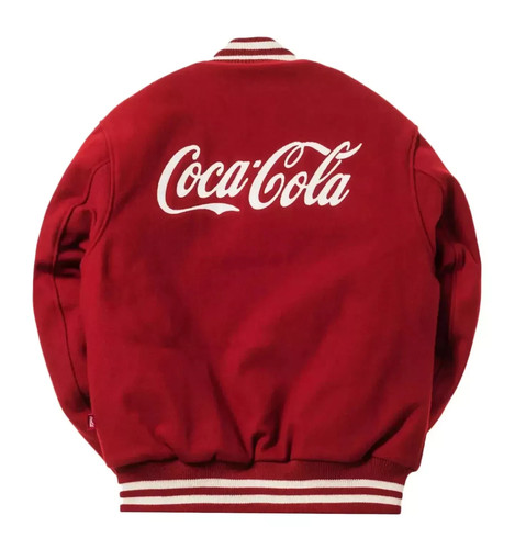 Bomber coca cola tutto rosso - coca-cola,
