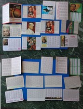 Calendario tascabile plastica