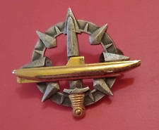 Spilla/distintivo in metallo Marina Militare Sottomarini- Francia