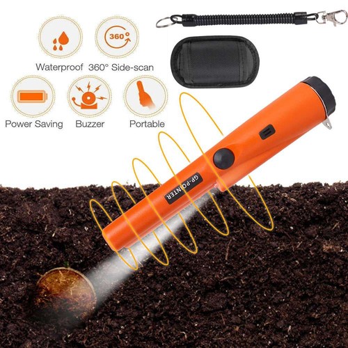 Handheld metal detector - handheld, gold
