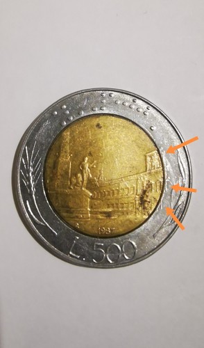 Moneta 500 lire - 1987, con