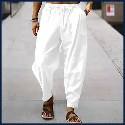 Pantalone uomo cotone - , lino