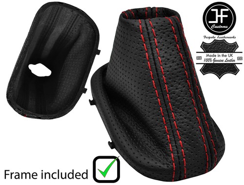 Rosso cucire perforated - rosso,