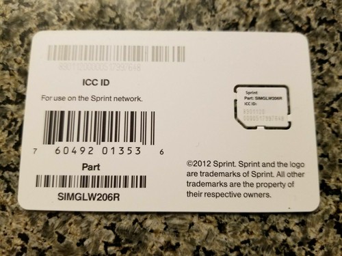 Scheda sim sprint - sim, simglw206r