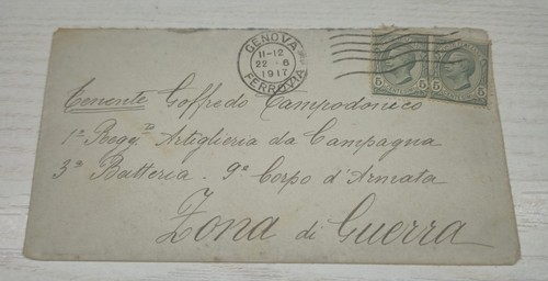 Busta 1917 genova - busta,