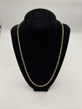 21" Solid 925 Figaro Link