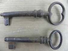 Lotto 2 ANTICA CHIAVE in ferro D'epoca fine '800 inizi '900 Key Vecchie OLD