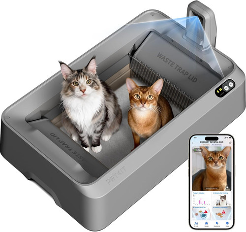 Purobot crystal duo lettiera - crystal,