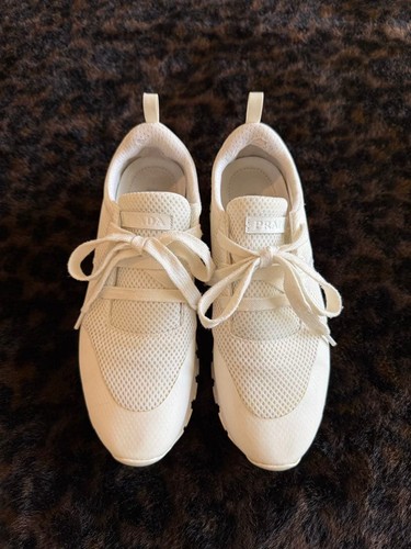 Prada sneakers maglia bianco - prada,