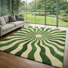 Tappeto in lana Sunburst