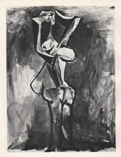 Pablo Picasso - Nudo femminile in piedi - Litografia