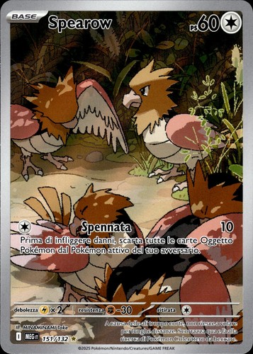 Spearow megaevoluzione - spearow, ar
