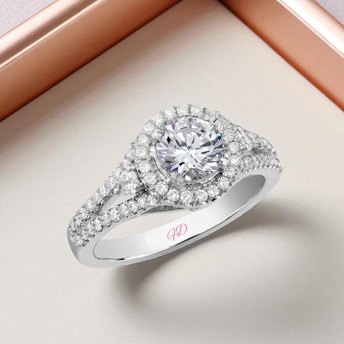 Anello donna platino - in, con