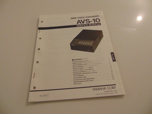 Yamaha awm voice - awm, expander