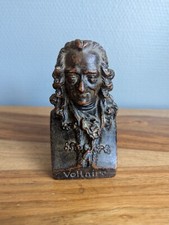 Superbe buste de Voltaire en