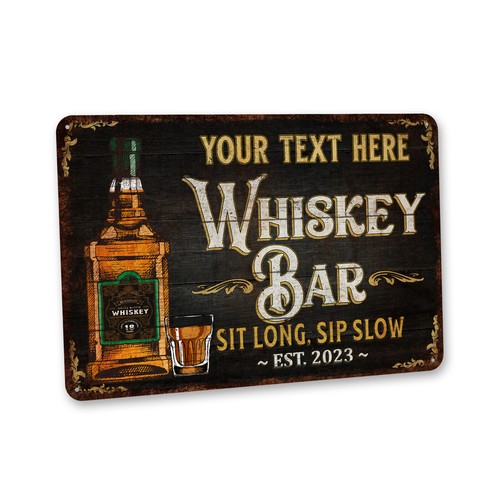 Insegna whisky bar - whisky,