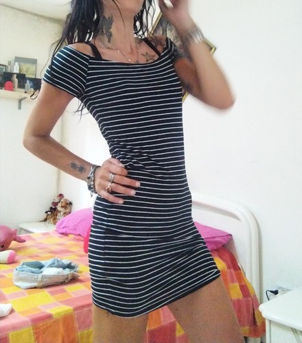 Vestito abito donna aderente - vestito,