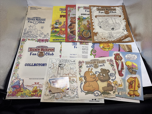 Teddy ruxpin fan club - teddy, kit