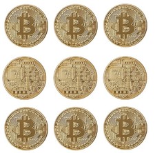 SOLIPECT 9PC Bitcoin Coin |