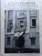 L'Illustrazione Italiana 4 Novembre 1923 Anniversario Marcia su Roma Renania Law