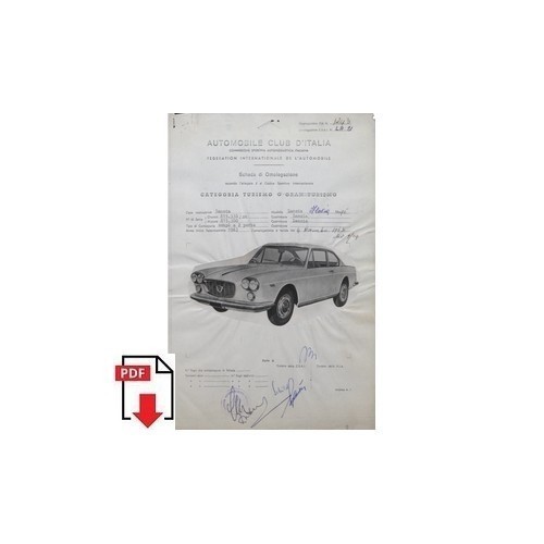 1963 lancia flavia coupé - lancia,