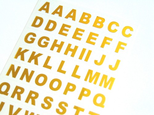 Lettere adesive vinile - in,