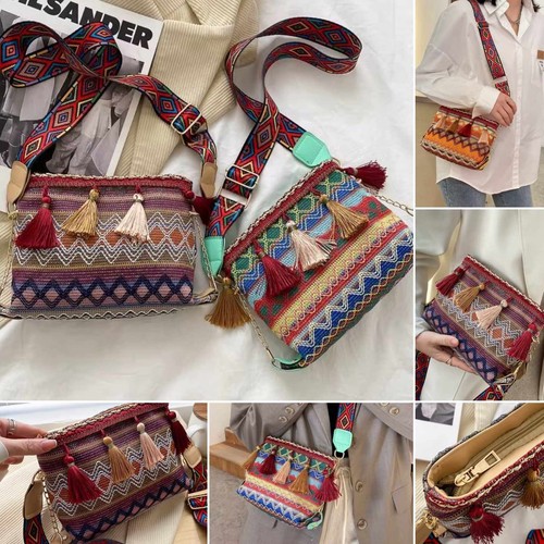 Borsa tracolla colorata - a,