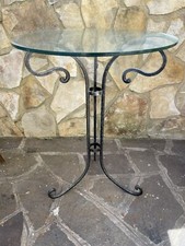 Tavolino in ferro battuto per