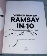 Gordon Ramsay Signed Book