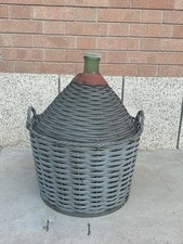 damigiane vetro 60 Litri - 10 Pezzi - Coperture In Legno o Plastica