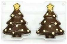 0050113 Stampo Professionale Cioccolatino per Albero Natale, in Policarbonato, 2